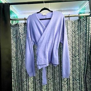Wrap sweater